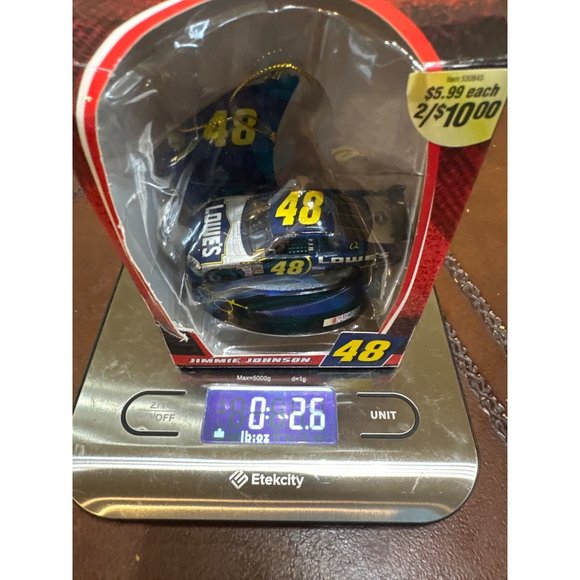 2008 Lowe's Nascar Jimmie Johnson #48 Ornament 3" (Comes w/Original Box) - Picture 16 of 16
